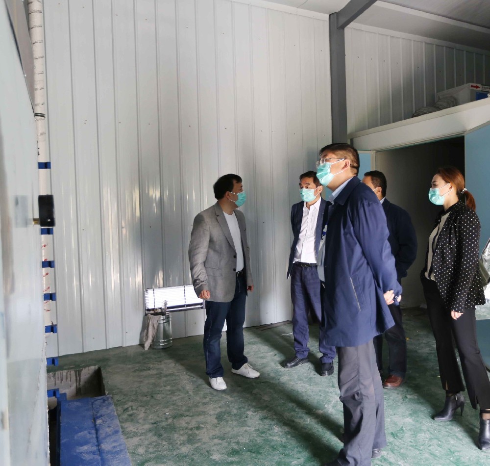 省工信厅总工程师崔跃民一行莅临宏基药业调研